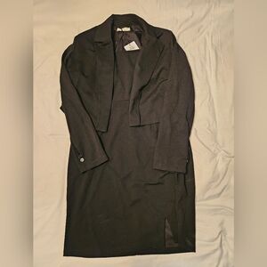 Exlura Black Blazer and Dress Set